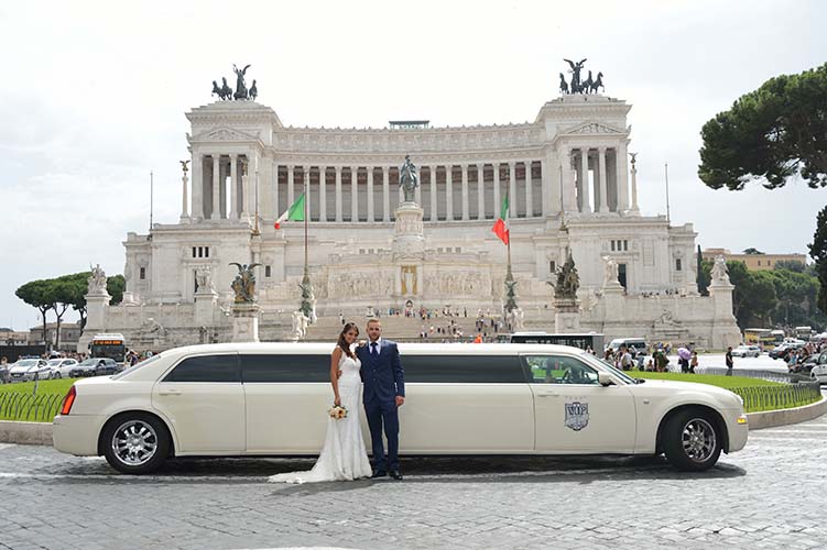affitto limousine matrimonio roma